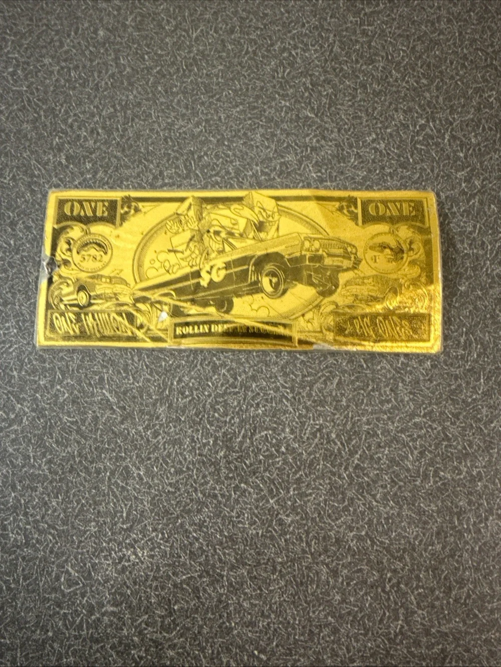 Sprayground Gold Trillion Metallic Sticker - Gold